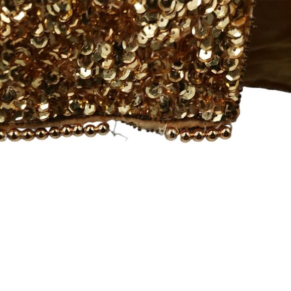 Vintage All Gold Sequin Dress - Picture 6 of 13